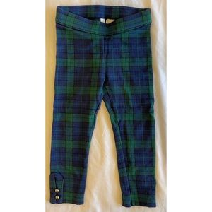 Toddler girl size 3 Janie and Jack plaid leggings